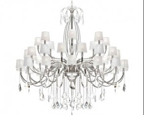 Люстры из дерева металла стекла ткани