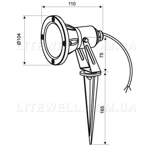 Светодиодный ландшафтный светильник LED-9054A Светодиодный ландшафтный светильник LED-9054A