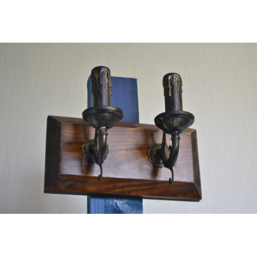 Деревянное бра свеча Деревянное бра свеча