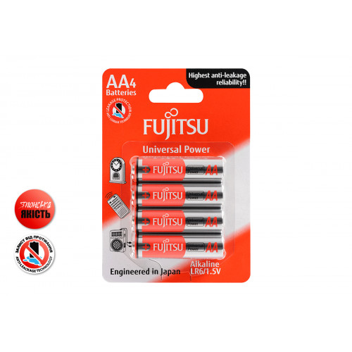 Щелочная батарейка FUJITSU Alkaline Universal Power Щелочная батарейка FUJITSU Alkaline Universal Power