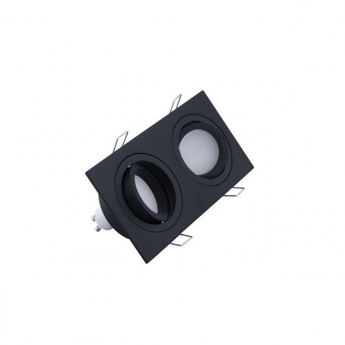 Спот врезной двойной антрацитTH5813 BK Спот врезной двойной антрацитTH5813 BK