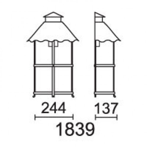 Светильник бра уличный 1839 CAIOR I Светильник бра уличный 1839 CAIOR I