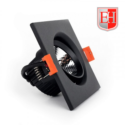 Поворотный точечный светильник ElectroHouse LED 5Вт черный металл Поворотный точечный светильник ElectroHouse LED 5Вт черный металл