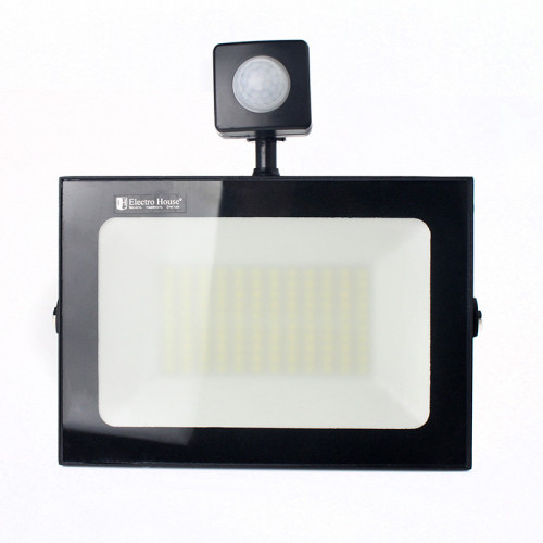 ElectroHouse LED прожектор с датчиком движения 50W 6500K 4500Lm IP65 ElectroHouse LED прожектор с датчиком движения 50W 6500K 4500Lm IP65