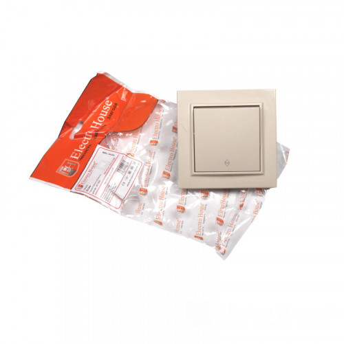 ElectroHouse Выключатель проходной латте Enzo IP22 ElectroHouse Выключатель проходной латте Enzo IP22