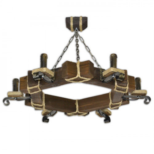 Люстра деревянная Люстра деревянная